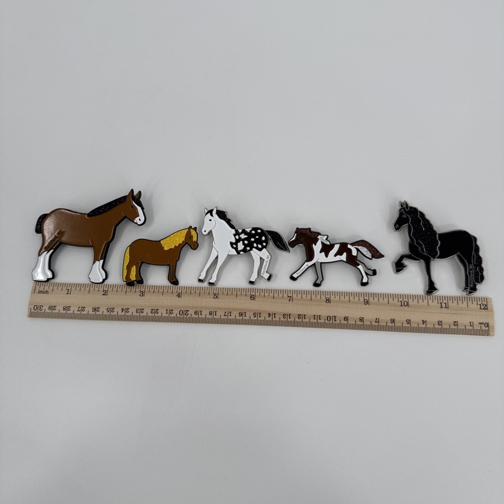 Horse Lapel Pins Set Of 5 Rockford, MI Multi Color &‎ Size Equestrian Riding - Picture 13 of 16